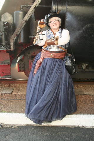 At Steampunk Alley
