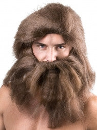 Caveman Wig/Beard Brown