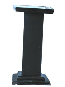 (e) Lectern Black Wooden (H114cm x L53cm x W40cm)