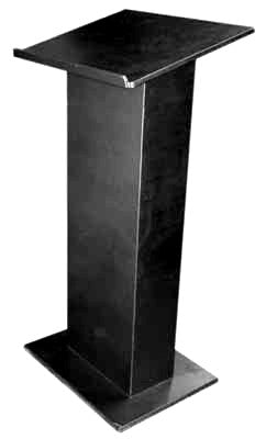 (f) Lectern Black Wooden (H1.26m)