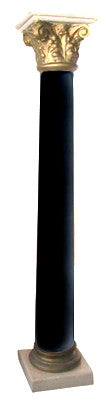 Column (b) Corinthian Black/Gold (2.2m) [x= 2]