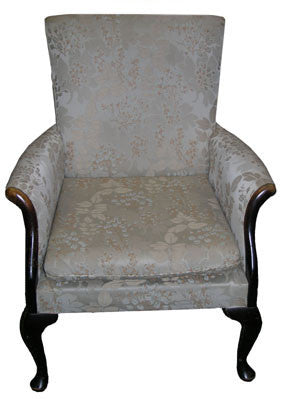 Armchair #16 Silver Brocade [x=2]