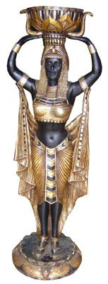 Black/Gold Statue Female Large (H1.9m)