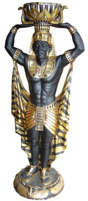 Black/Gold Statue Male Large (H1.9m)