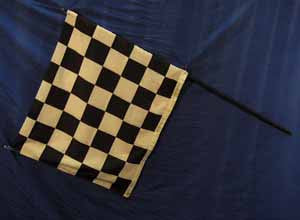 Chequered Racing #1 (0.8m x 0.7m  stick; 1.5 m) [mat=polyester] [x=2]