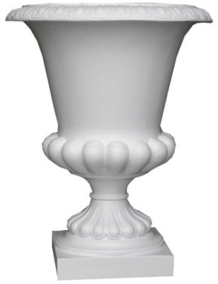 (o) Urn Giant White (H105cm x 75cm dia)