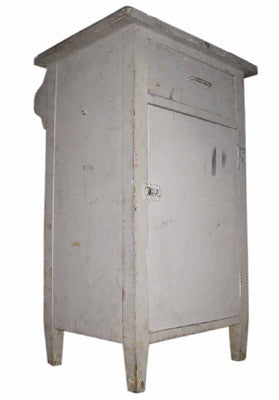 Cabinet #014 White with Rail (0.88m x 0.54m x 0.53m)