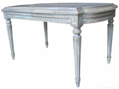 Coffee Table #010 table  White Washed (h48cm D51cm W89cm)