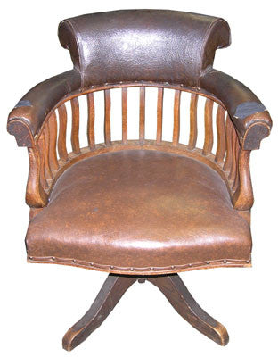 Chair Office #04 Wood Vinyl