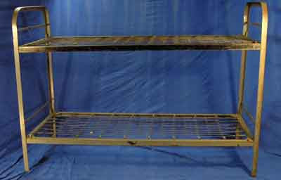 Bed Base #4 Two-Bunk Prison Grey  (1.38m x 1.89m x 0.78m)