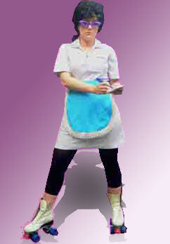 50s Roller Waitress