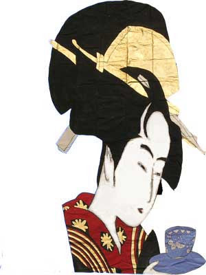 Banner Geisha of Alchohol (2.5 m x 5.5 m)