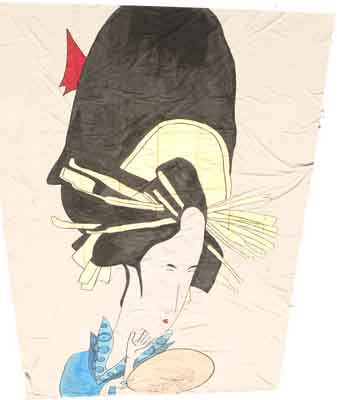 Banner Geisha of war (2.5 m x 5.5 m)