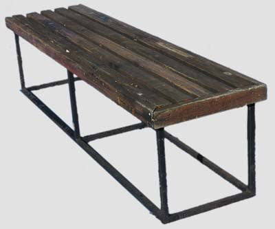 Bench School 005 Long (H50cm  W52cm  D201cm) [x=1]
