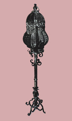 Birdcage #01 Victorian on Stand (2 parts) (H1.5m x D0.3m)