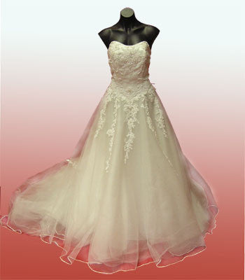 2pc Tulle and Beaded Dress and Bolero Jacket. #45320092