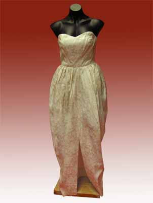 2pc strapless dress and Jkt. #45320029 size 12