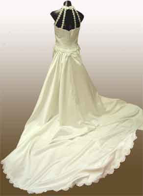 Beaded Halter dress. 45320139 Back veiw