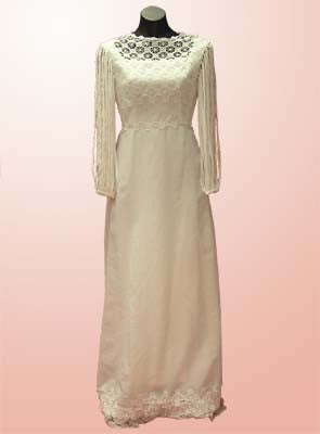 60s style string sleeves. Lace details. #45320124 size 10-12