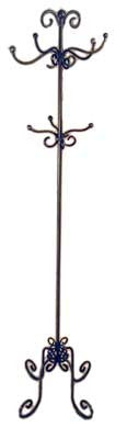Coat stand #04 Metal Grey (H186cm W54cm D54cm)
