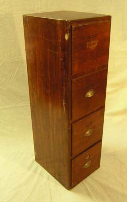 Drawers 011 Filing cabinet fake (H135cm W41cm D49cm)