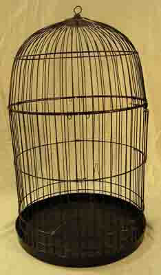 Birdcage #05 Black Large (H1.2m x D0.8m)