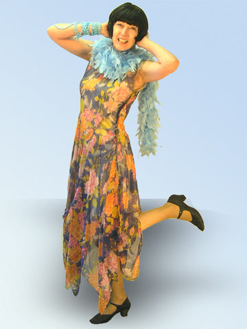 Dress Floral 1920s (Ind)