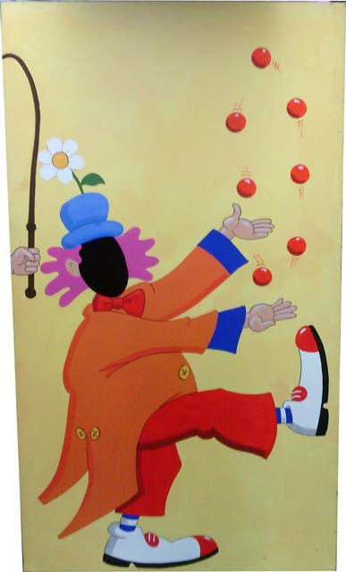 Circus Flats stand-in (photo op) (Clown)