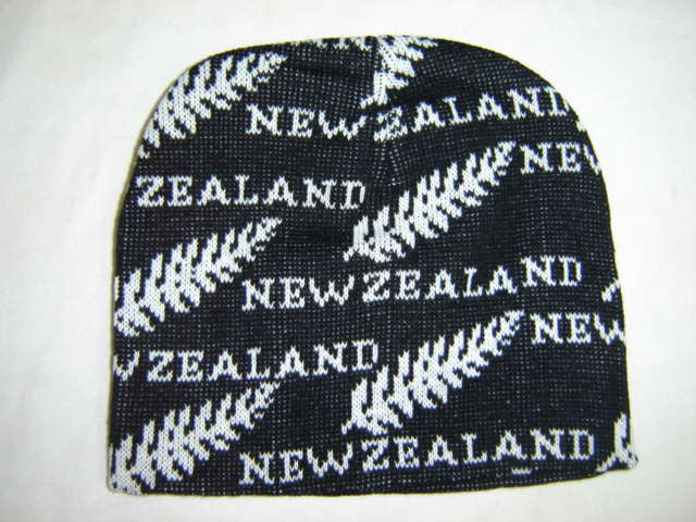 MULTI SILVER FERN BEANIE