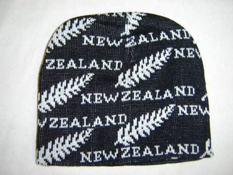 MULTI SILVER FERN BEANIE