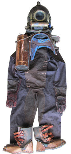Deep Sea Divers Suit (helmet tank overalls gloves boots)