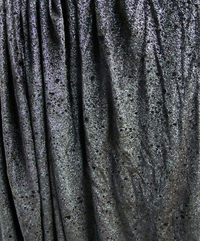 Curtain metallic Grey silver worn (6m x 3m)